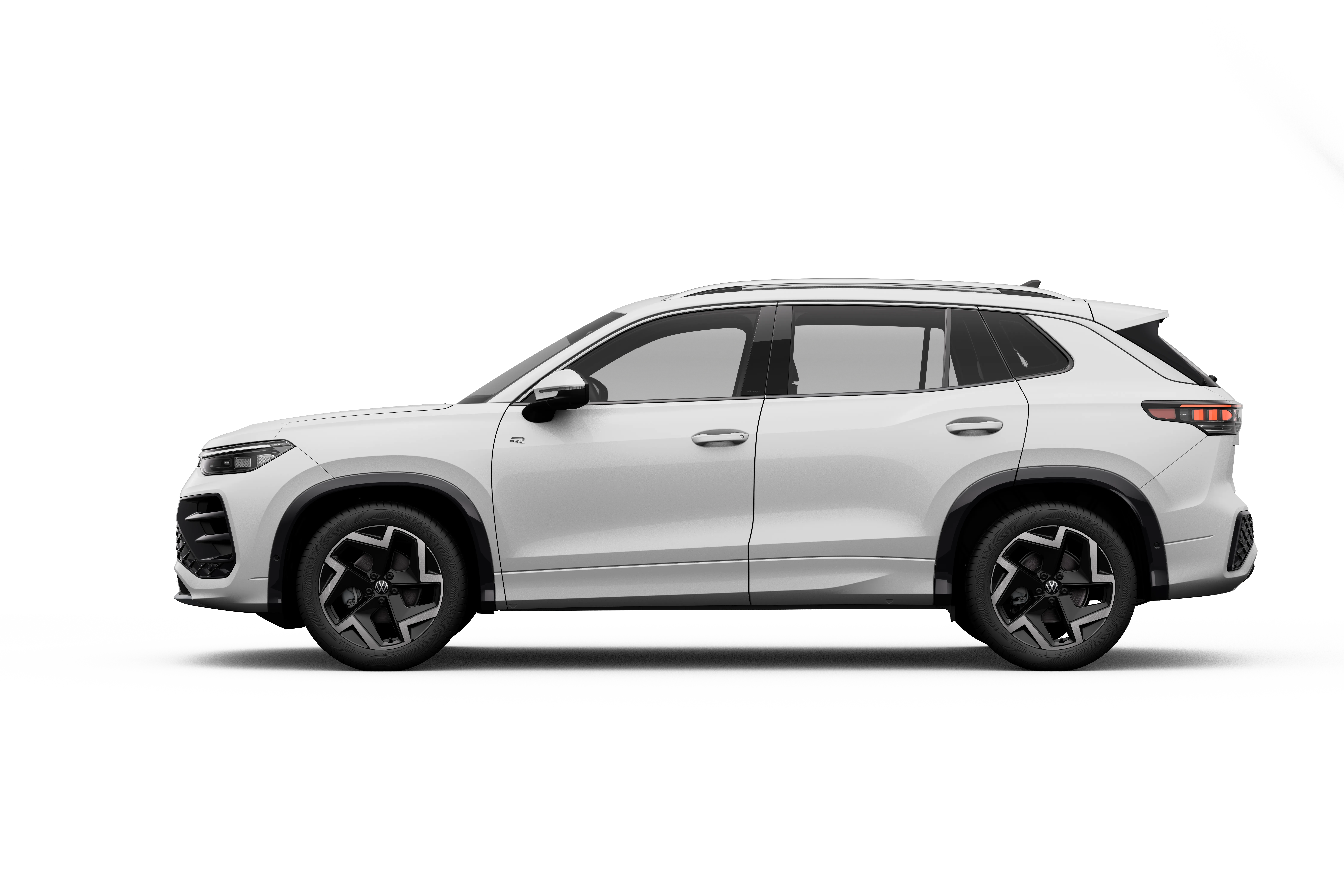 Tiguan R-Line — Branco, vista lateral